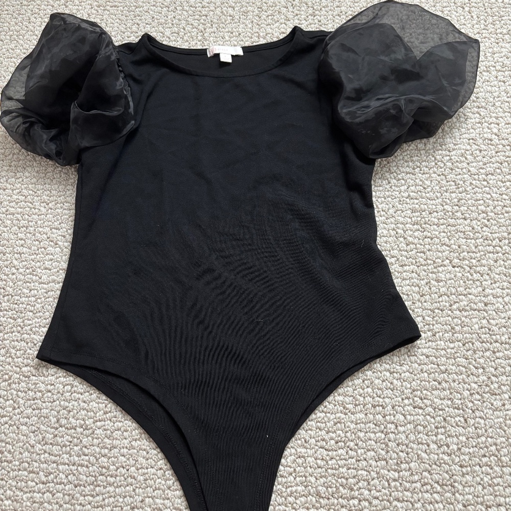 GB Big Girls Puff Sleeve Bodysuit Size Lage (kids)